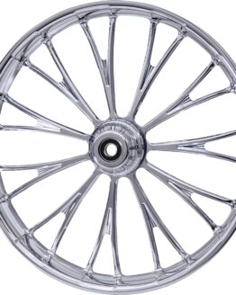 RC Components Dynasty Front Wheel Dual Disc ABS Chrome 21x3.5 For Harley