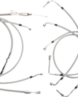 Extended S.S. Control Cable Kit for Baggers - 15" tall bars (ABS)