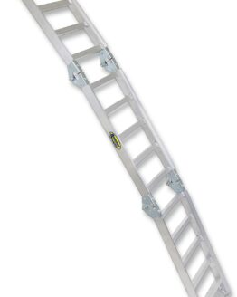Aluminum 8 Foot Tri-Fold Loading Ramp - 500lb Capacity, 11" Wide