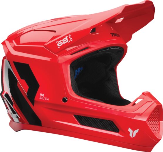 Thor Youth Fleet Forge Helmet - Red/Black - Medium