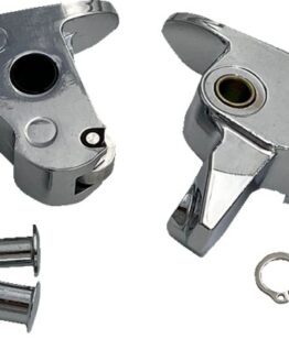 Drag Specialties Short Chrome Lever Set For Harley-Davidson Touring