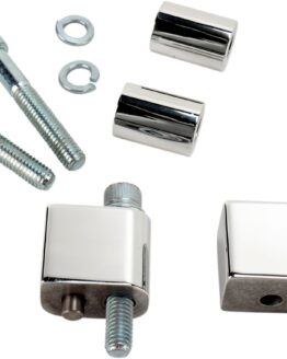 Driver Floorboard 1-1/4" Extensions Silver