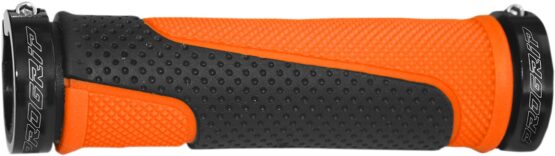 Pro Grip Orange Lock-On ATV Grips w/ End Plugs - 7/8" Bars - Image 2