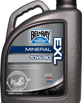 BEL-RAY EXL MINERAL 4T ENGINE OIL - OIL EXL MINERAL 4T 10W-40