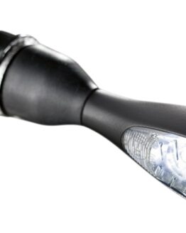 Kuryakyn Micro 1000 Marker Light Satin Black White/Amber Lens