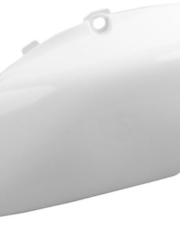 Plastic Side Number Plate - White