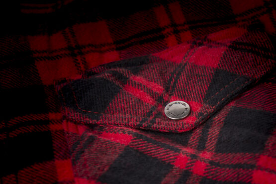 Highway 21 Marksman Flannel Black/Red Men's Small - Image 5