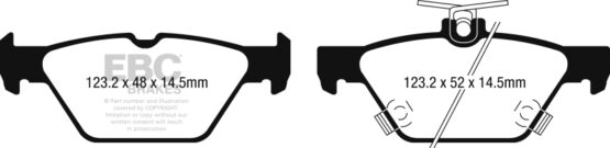 Yellowstuff Rear Brake Pads - Image 2