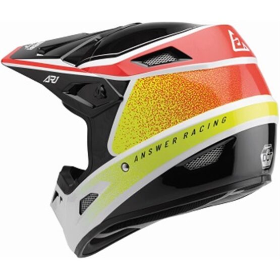 Answer AR1 Vivid Helmet Red/Hyper Acid - XS - Image 3