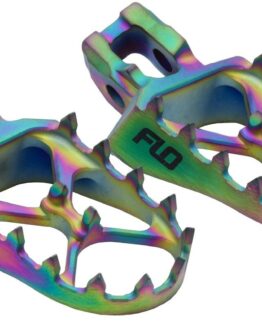 Titanium Foot Pegs - Jet Fuel