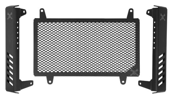 Burly Brand Slash Cut Radiator Guard Black For Honda Rebel 1100 21-24