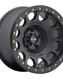 MR105 Beadlock 17x9 -38mm Offset 5x4.5 83mm CB Matte Black w/BH-H24125 Wheel