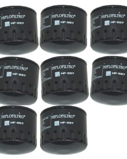 HF557 Oil Filter - Black - 8 Pack