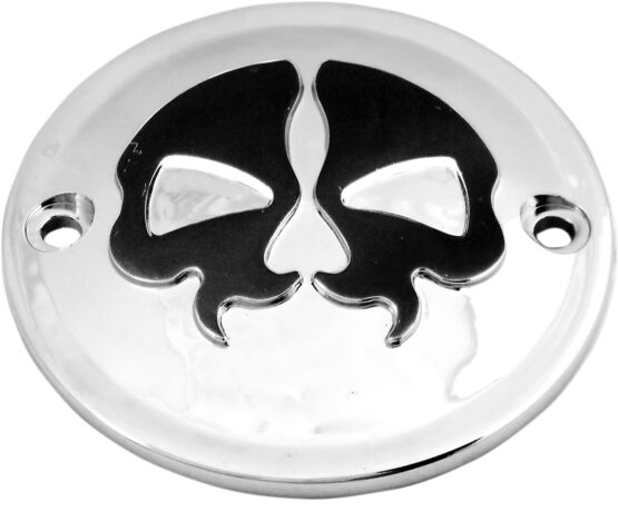 Drag Specialties Split Skull Points Cover Chrome For Harley-Davidson