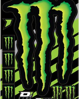 Monster Energy "Claw" Universal Decal Sheet - 12 mil Ultracurve Vinyl