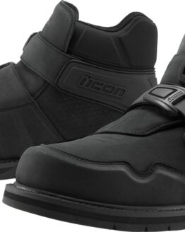 ICON Slabtown Waterproof Boots Black Size 12