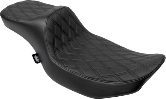 Drag Specialties Predator III Extended Reach 2-Up Seat Black Vinyl FLH/FLT 23-24