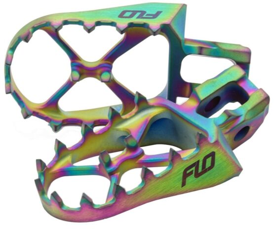 Titanium Foot Pegs - Jet Fuel