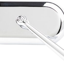 Arlen Ness Forged Oval Chrome Right Side View Mirror