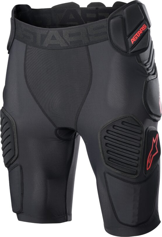 Alpinestars Bionic Pro Protection Shorts Black/Red 2X-Large