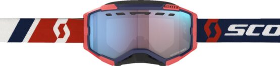 SCOTT Fury SnowX Goggle Red/Blue Enhancer Blue Chrome Lens Adult - Image 2