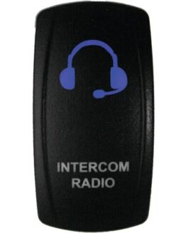 Lighted Switch Int/Rad On/Off Blue Led