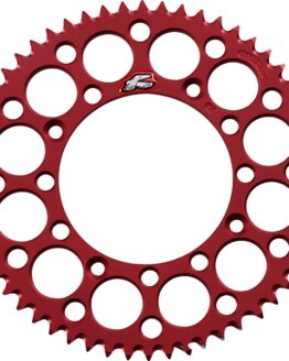 Rear Sprocket Grooved - Red 420-56 Teeth