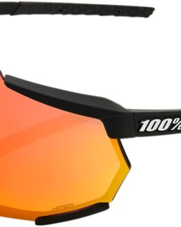 Racetrap Sunglasses Black w/ Red Mirror Lens