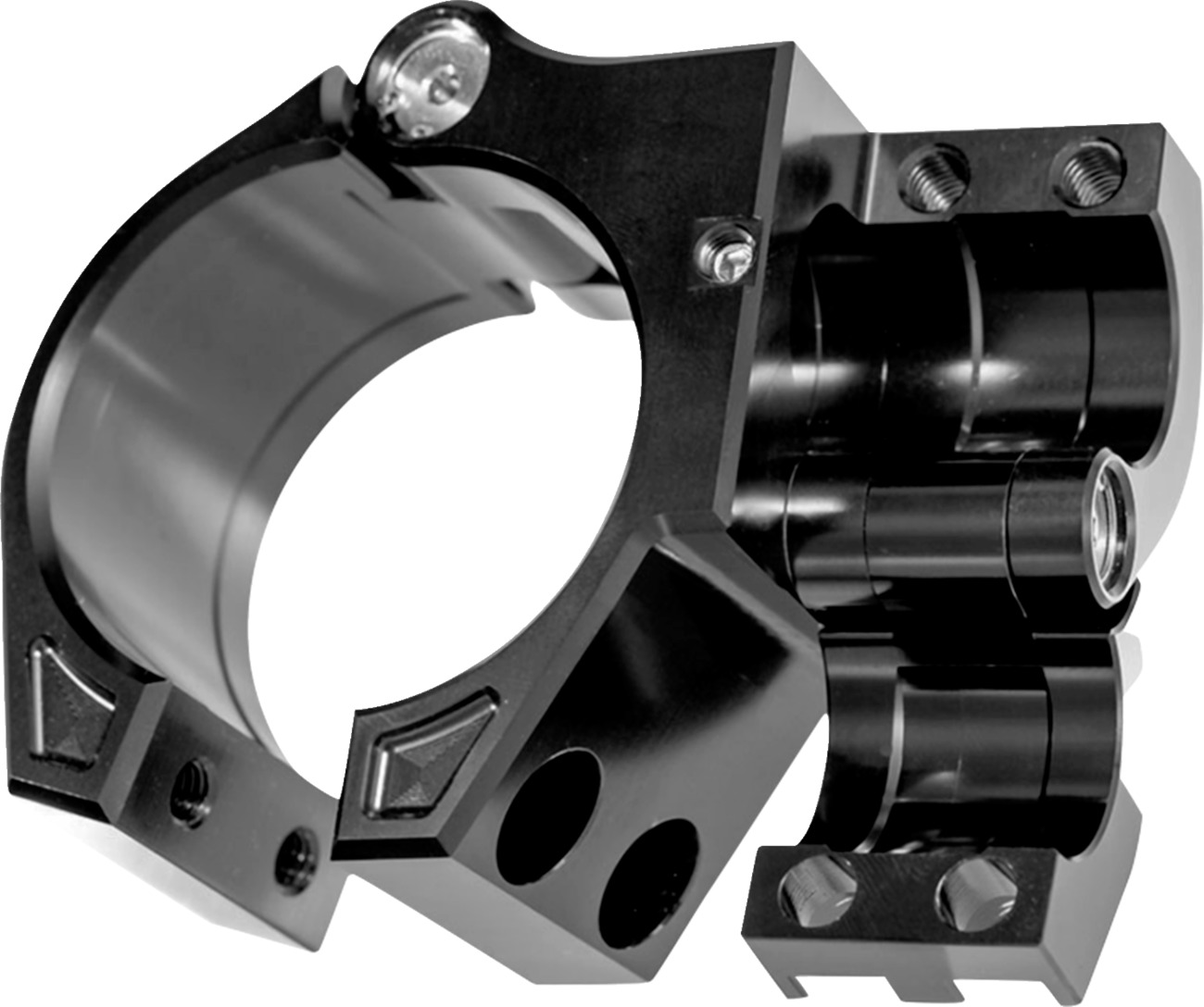 Vortex Clip-On Handlebars Black 7 Degree 51mm For Aprilia RSV4 RS 660 - Image 3