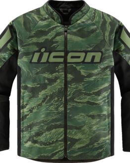 ICON Hooligan CE Tigersblood Jacket Men's S Green
