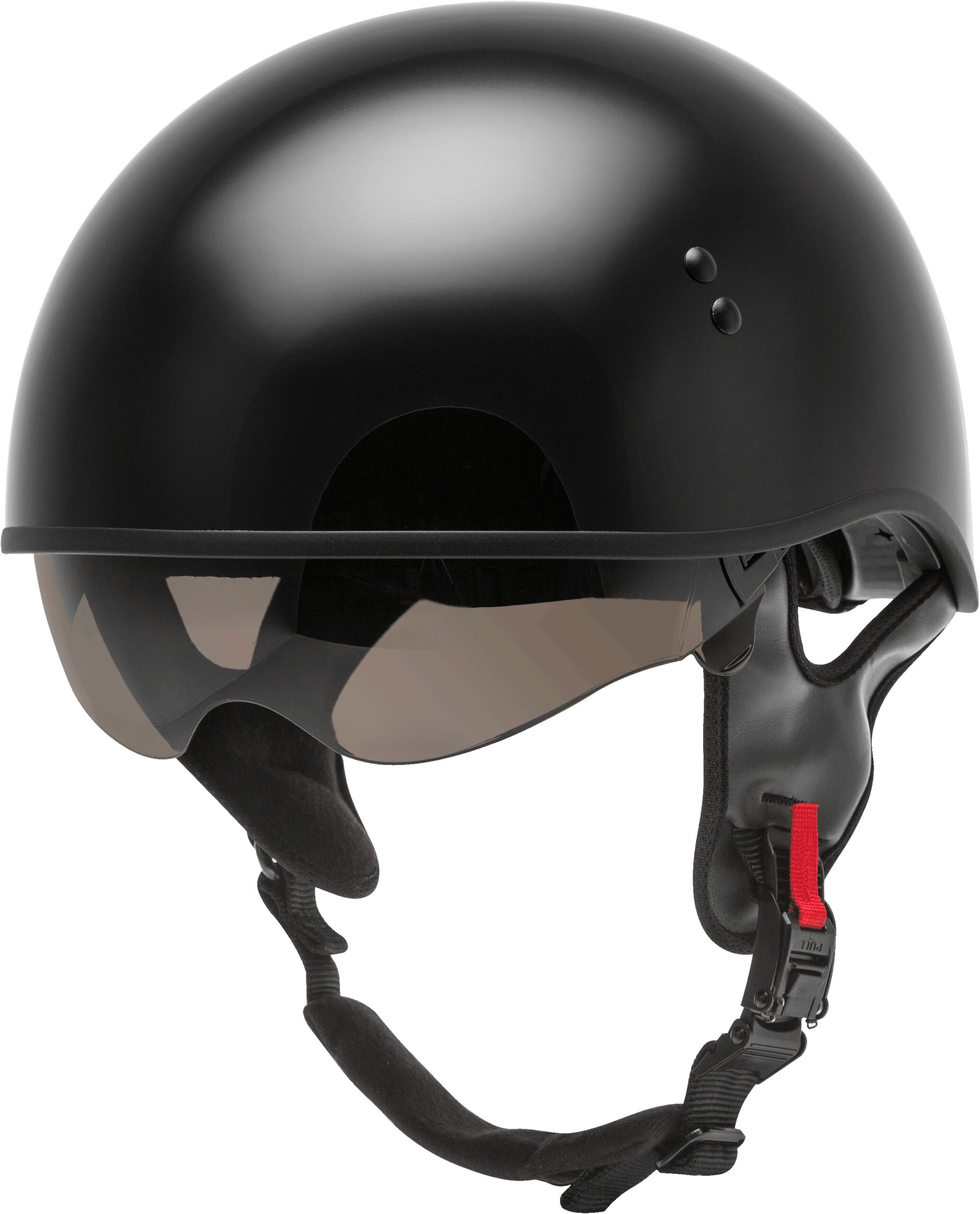 GMAX HH-65 Half Helmet Naked Gloss Black 2X-Large - Image 4