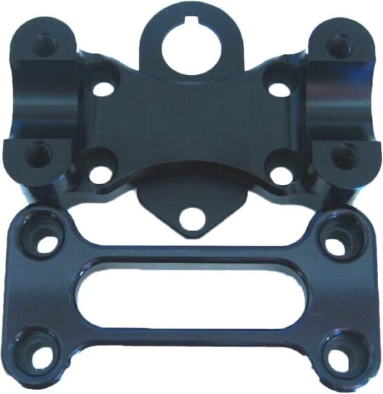 MODQUAD 1-1/8 in Handlebar Adaptor Black For Yamaha Banshee