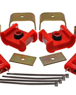 Energy Suspension Red Motor & Trans Mount Set Zinc Finish Fits 73-84 K5 Blazer