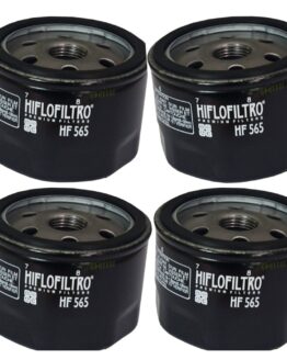 HF565 Oil Filter - Black - 4 Pack