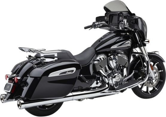 Cobra 4" Neighbor Hater Mufflers Chrome Slip-Ons For Indian - Image 2