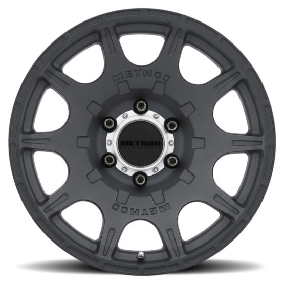 MR308 Roost 18x9 +18mm Offset 6x135 87mm CB Matte Black Wheel