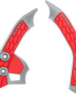 X-Grip Frame Guards Silver/Red