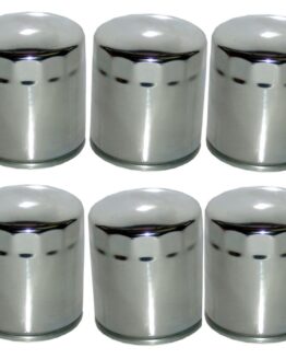 HF174C Oil Filter - Chrome - 6 Pack