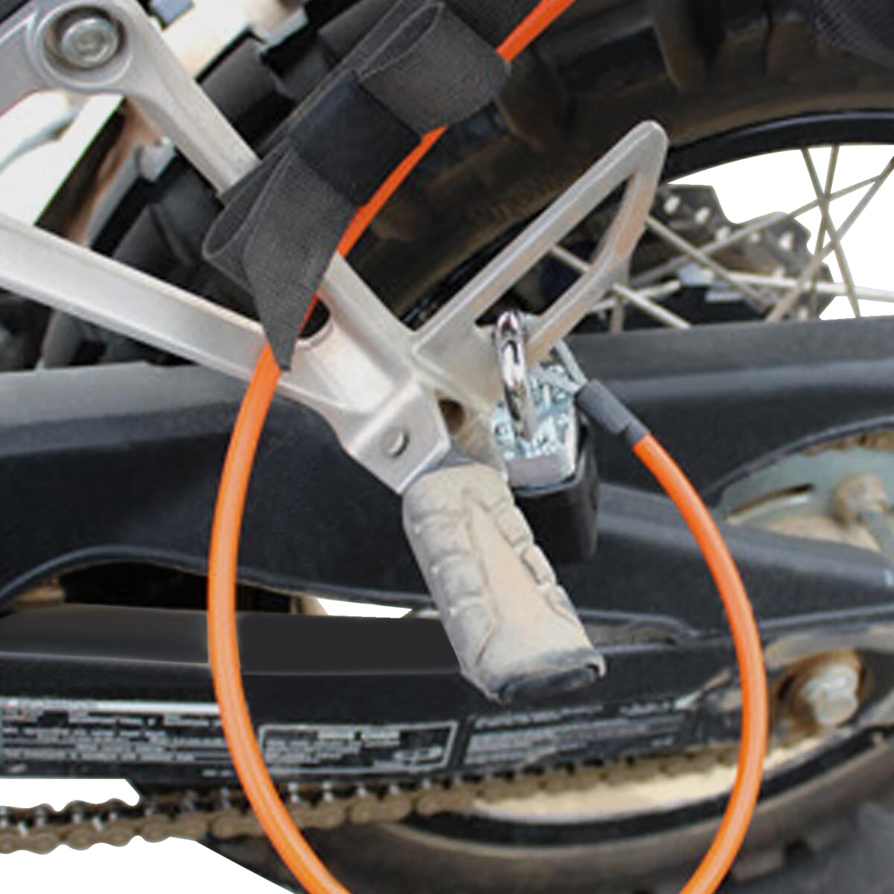 Giant Loop QuickLoop Security Cable 36 Inch Orange - Image 3