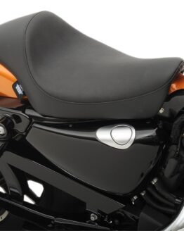 Cafe Plain Vinyl Solo Seat Black Foam