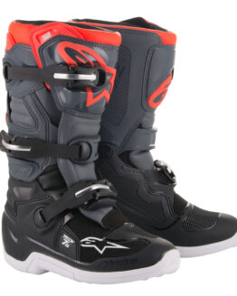 Youth Tech 7S Boots Grey/Red US Y-04