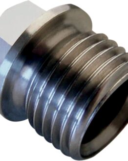 Moose Drain Plug M16x1.5 12mm Long Non-Magnetic Silver