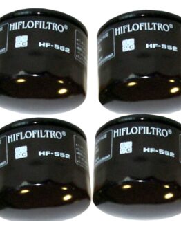 HF552 Oil Filter - Black - 4 Pack