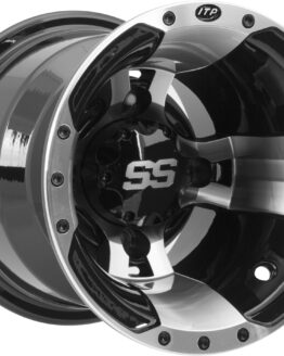 SS112 MACHINED WHEEL 10X5 4/144 3+2