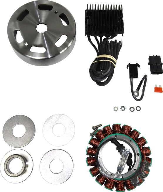 COMPU-FIRE 40A 3-Phase Charging System Vented Rotor For Harley 99-02 - Image 2
