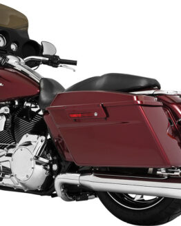 Eagle Chrome Dual Slip On Exhaut w/ Black Sculpted Tip