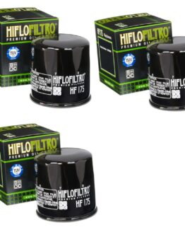 HF175 Oil Filter - Black - 3 Pack