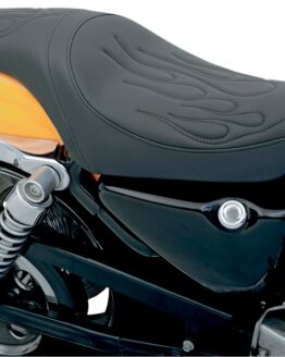 Predator Flame Stitched SR Leather 2-Up Seat - Black