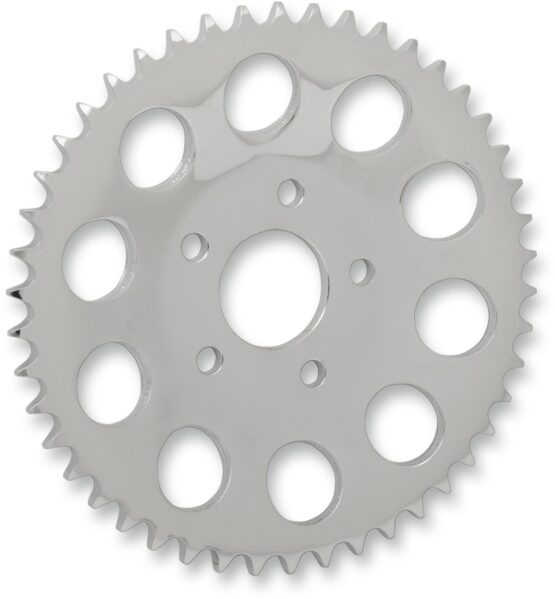 Carbon Steel Rear Sprocket 46T Chrome 0.46" Offset - Image 2
