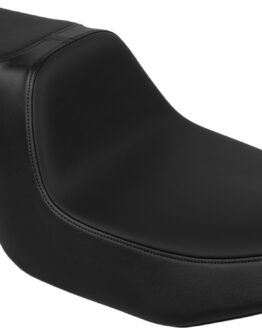 Drag Specialties Predator 2-Up Seat Solar Leather Smooth Harley FLTR FLHX 23-24